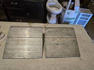 lot 105 image: 2 Heavy Duty Aluminum Wheel Chocks (Previously Used on Firetrucks)
