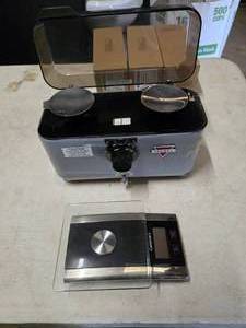 lot 115 image: Torbal DRX-3 Pharmacy Scale w Cuisinart Digital Scale