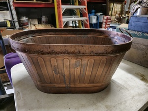 lot 126 image: Large Copper Bucket