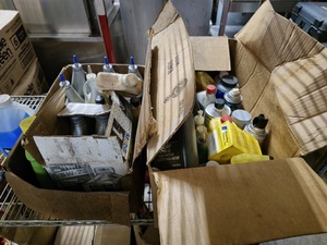 lot 134 image: Lot of Misc Oils & Fluids.  Includes Everything Pictured.