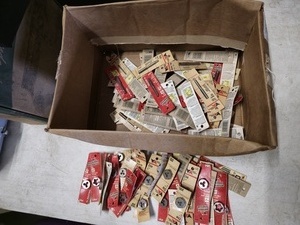 lot 139 image: NEW Box Full of Approx 100 Packs of Vermont American Taps & Dies