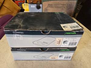 lot 144 image: Lot of 2 NEW Boxes of Festool Clean Air Filters.  5 Filters Per Box, Model SC-FIS-CT Mini