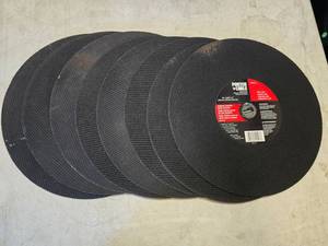 lot 147 image: Lot of 8 Porter Cable 14 Metal Cutting Blades
