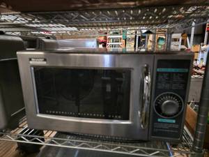 lot 151 image: Sharp R21LCFS Commercial 1000W Microwave
