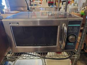 lot 155 image: Sharp R21LCFS Commercial 1000W Microwave
