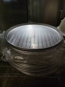 lot 157 image: Large Lot of Pizza Trays.  Approx 25 Trays