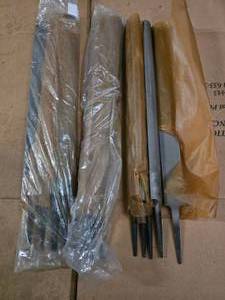 lot 247 image: Lot of 15 14 Half Round Double Cut Secondcut Files