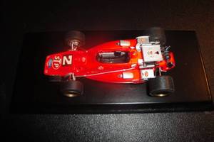 lot 81 image: 1969 Hawk RL40 Die Cast Mario Andretti #2 STP Ford Indy Car, Mounted on Base.