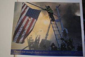 lot 97 image: Remembering 9-11-2001 Print, Readers Digest New York Daily News, About 28x22
