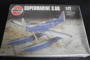 lot 159 image: Airfix 172 Scale Supermarine S.6B, Plastic Model Plane Kit