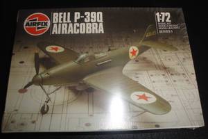 lot 167 image: Airfix 172 Scale Bell P-39Q Airacobra Plastic Plane Model Kit, Unopened Box