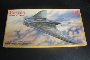 lot 179 image: 1- 172 Scale, Horten HO-229 A-1, PM Model (PM-210) Plastic Plane Model, New in Box