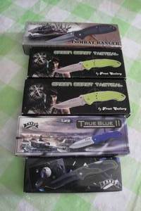 lot 219 image: 5-Knives, Mixes Sizes, Styles and Brands,  5 X Money