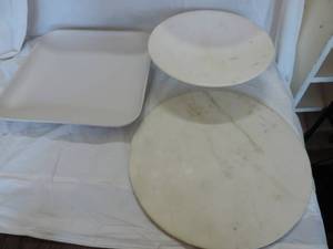lot 116 image: Serving trays they feel like marble