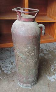 lot 225 image: Vintage fire extinguisher