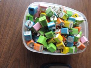 lot 246 image: Mix of house charger boxes over 100