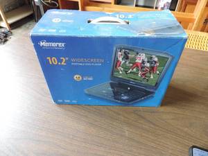 lot 251 image: Portable DVD player 10.2 inch widescreen
