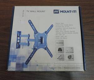 lot 328 image: TV wall mount fits a 23-55