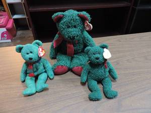 lot 335 image: One large ty two small ty