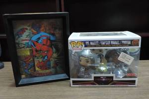 lot 371 image: Marvel pop And marvel Spider-Man 3D picture