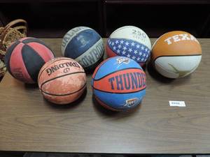 lot 424 image: Lot of balls previously loved