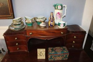 lot 42 image: Asian tea set and ceramic bowl