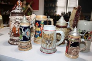 lot 153 image: Beer steins, see all photos