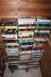 lot 114 image: VHS movie collection