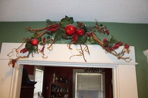 lot 180 image: Hanging metal 3-tier baskets, over the door dcor, iron plate holder (bring phillips screwdriver to remove). See all photos.