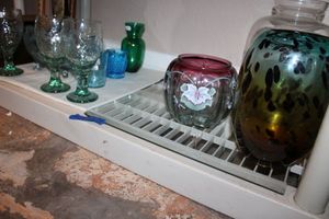 lot 227 image: Light blue and green glassware and Misc. vases