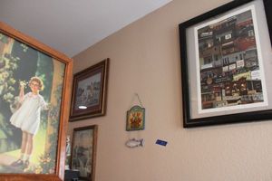 lot 243 image: Wall art as shown