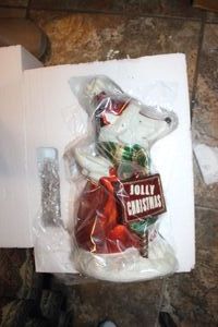 lot 284 image: Christmas fox figurine still in packaging as shown