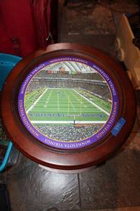 lot 299 image: Minnesota Vikings table as shown
