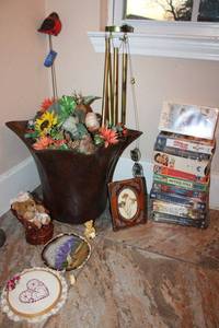 lot 301 image: Home dcor plus DVD and VHS movies