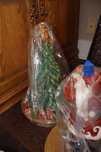 lot 395 image: Christmas Santa and tree