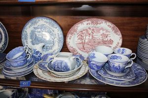 lot 507 image: Misc. dishware as shown