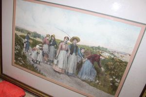 lot 580 image: Wall art Stroll in the country