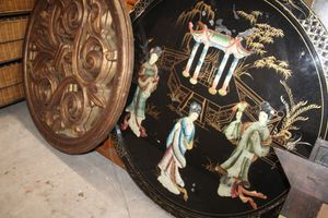 lot 581 image: Circle wall art as shown - 2 total