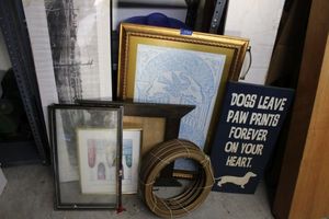 lot 583 image: Misc. wall art as shown