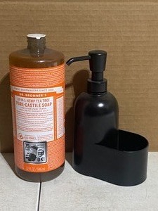 lot 22 image: Lot Of 2 New - 18-In-1 Hemp Tea Tree Pure-Castile Soap & Soap Dispenser - As Shown