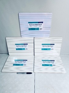 lot 54 image: Lot Of 5 New - Wexford Dry Erase Tablet Boards, 11.9 x 9 - As Shown