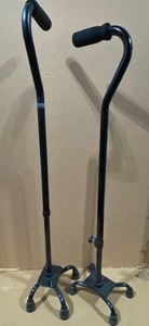 lot 36 image: Lot Of 2 - Walking Canes - In Condition As Shown