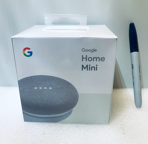lot 160 image: New Sealed - Google Home Mini, Chalk - As Shown