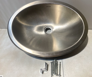 lot 167 image: Houzer 18 Stainless Steel Undermount Bath Bar Sink, Model#CH-1800 - In Condition As Shown - (READ)