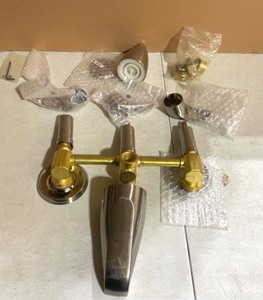 lot 244 image: Kingston Kitchen & Bath Legacy Collection Tub & Shower Faucet - In Condition As Shown - (READ)