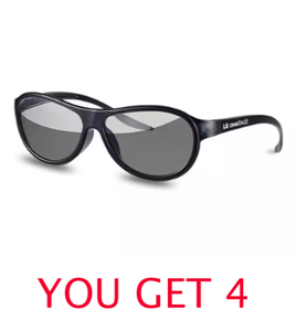 lot 47 image: Lot Of 2 Open Box - LG Cinema 3D Glasses, Model#AG-F310(X2) - 4 Glasses Total - As Shown