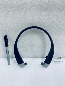 lot 259 image: Insignia Over-The-Neck In-ear Bluetooth Headphones, Model#NS-CAHBTEB02-BLK - In Condition As Shown - (READ)
