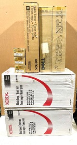 lot 297 image: Lot Of 13 - Mixed Condition Printer Toners - In Condition As Shown