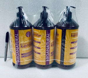 lot 292 image: Lot Of 3 New - Smoothing Hydrolyzed Keratin Conditioner 32 oz. Each - As Shown