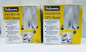 lot 277 image: Lot Of 2 - Fellowes Premium CPU Stand, 91781 - In Condition As Shown